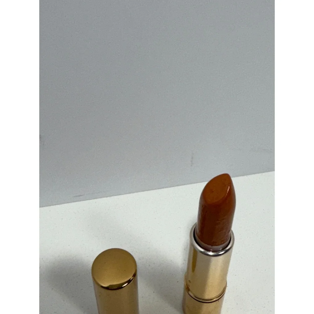 Estee Lauder All-Day Lipstick Bronze Creme‎ Gold Case Vintage A95 Warm Metallic